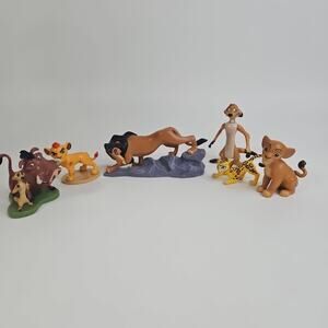 Vintage Mixed Lot of 6 Disney's The‎ Lion King PVC Action Figures